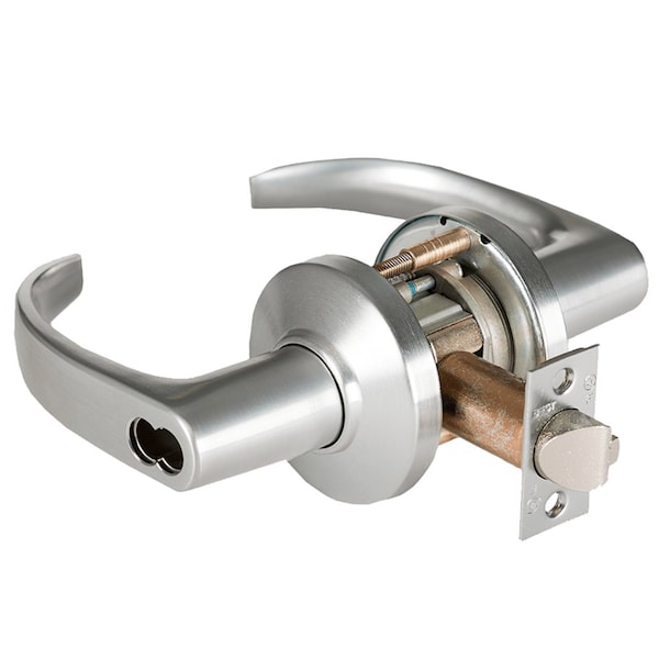 Best Grade 1 Intruder Cylindrical Lock, 14 Lever, C Rose, SFIC Less Core, Satin Chrome Finish, 4-7/8-in A 9K47IN14CS3626 - main